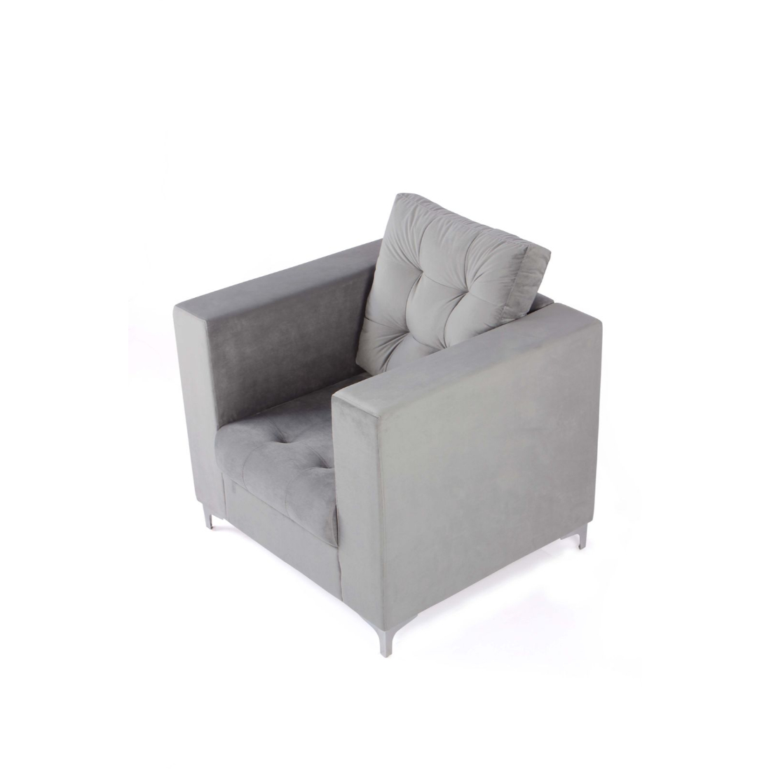 Primrose Phantom 1 Seater Sofa Set - Grey view 4